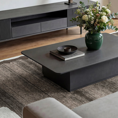 Louis De Poortere vloerkleed Mastic - zwart - 280x390cm