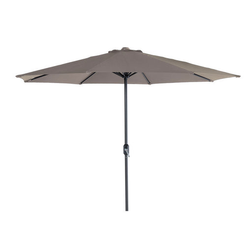 Lotus parasol - Ø300 cm - carbon black - taupe - vtwonen shop