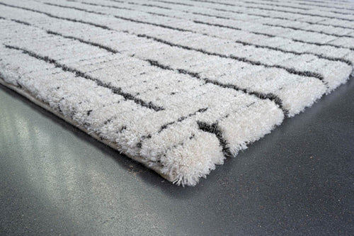 Interieur05 Vloerkleed Rectangle Creme wit/Zwart - 200 x 290 cm - vtwonen shop