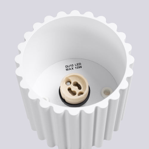 Sollux Lighting Plafondlamp AURA 1 wit GU10 - 10x10x10cm