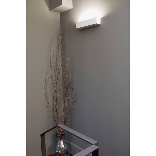 Faro Eaco-2 - 2 Light Indoor Grote Wandlamp Wit Gips, G9