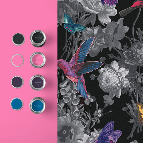 Graham & Brown Vliesbehang - Jardin Black - 10mx52cm - vtwonen shop