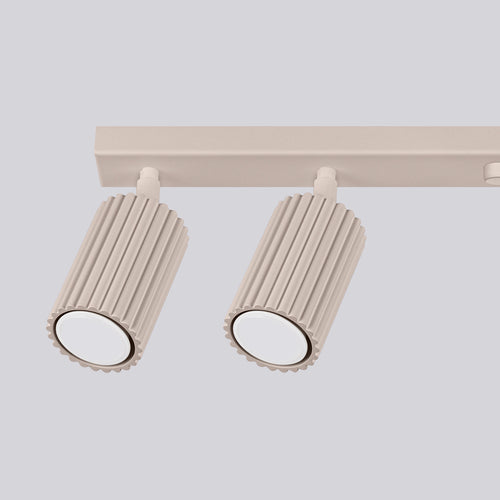 Sollux Lighting Plafondlamp KARBON 6L taupe - 117x6,5x16,5cm