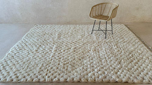 AFK Living vloerkleed Berber - handgemaakt - Wol - 80 cm x 240 cm