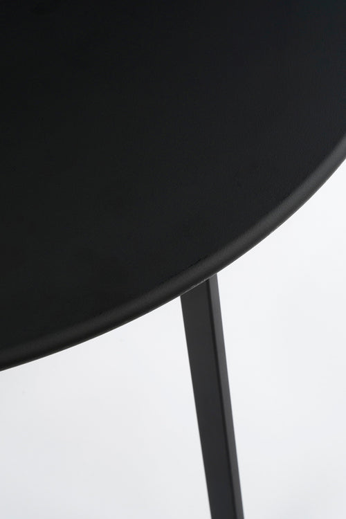 Mica Decorations Seatle Bijzettafel voor Buiten - H38 x Ø58 cm - Metaal - Zwart - vtwonen shop
