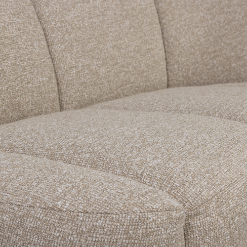 WOOOD 2-zits bankje rechts Mojo - Polyester - Beige Melange -73x112x77 - vtwonen shop