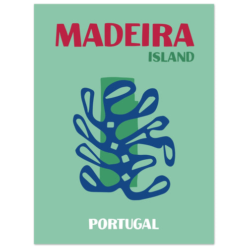 Artfulprints  Portugal - Madeira   poster 30x40 cm - vtwonen shop