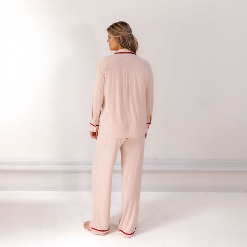 Coco & Cici - Tencel Pyjama Set - Dames - Powder Peach - Maat S