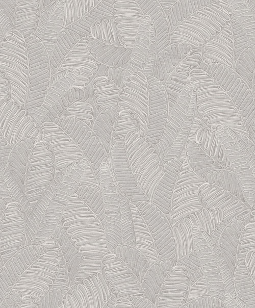 Masureel behang bladeren grijs - 53 cm x 10.05 m - 630812 - vtwonen shop