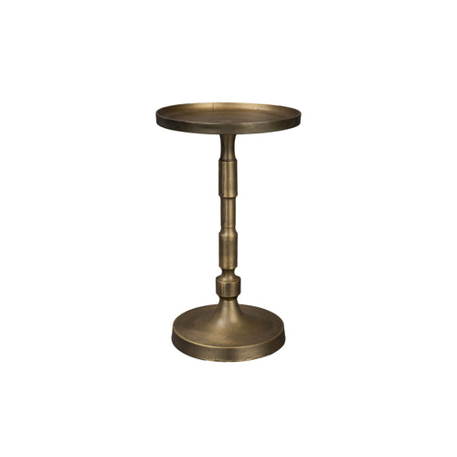 Dutchbone Vinod Bijzettafel Rond 30 cm Goud - vtwonen shop