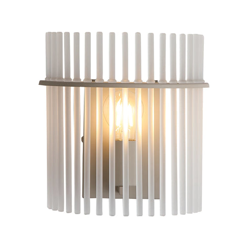 Searchlight wandlamp Swizzle - 1 lichts - 12.5  x 26   cm - beige
