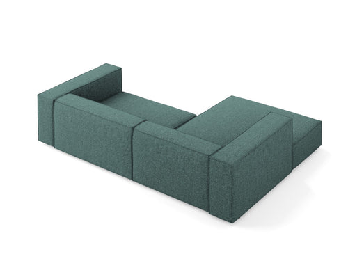 Cosmopolitan Design linker hoekbank Arendal 3-zits, chenille, olie - 166x224x70cm