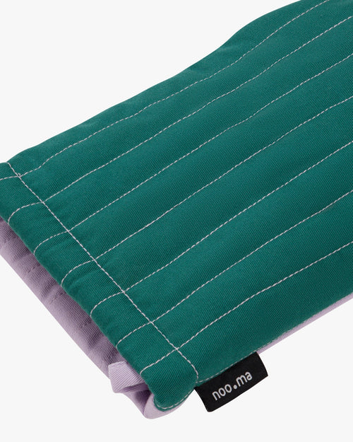 noo.ma Rubi keukenhandschoen - color-block lavender, green & brown