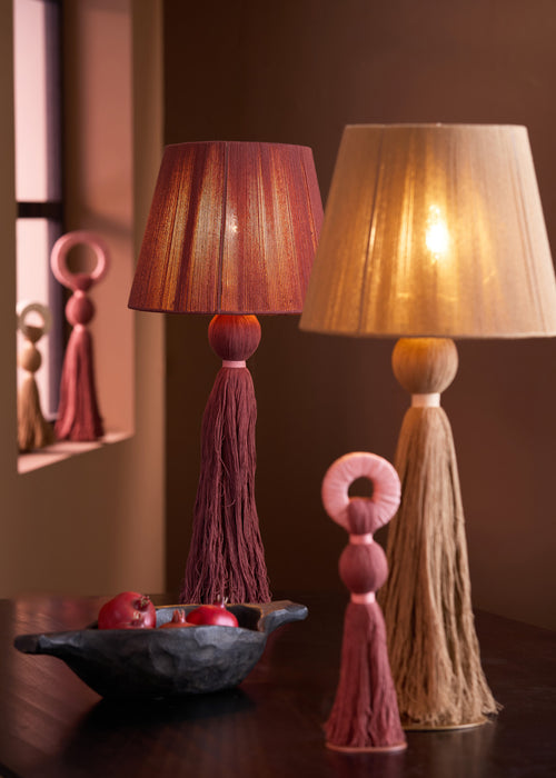 Light & Living tafellamp ESPINO - Ø31x58cm - oranje - vtwonen shop