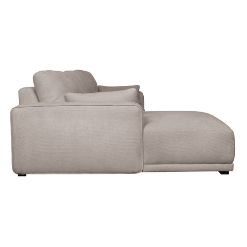 Furnhouse chaise longue bank links California - Beige - Stof - 105x305x85