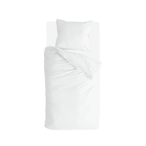 Byrklund - Dekbedovertrek Pure & Plain - 140x220 cm - Wit