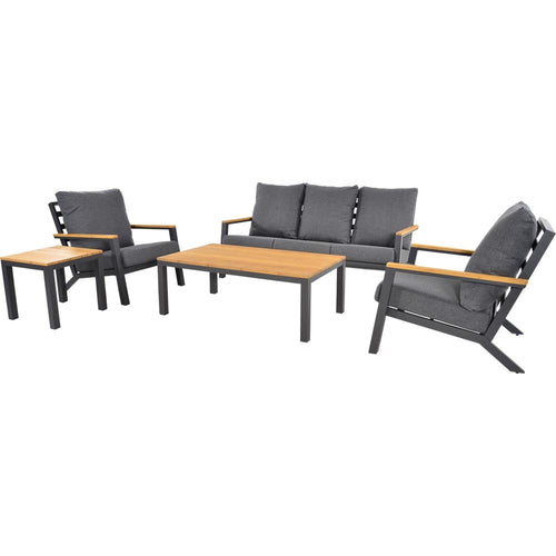 Lesli Living loungebank Donnan - antraciet - 175x99x79cm