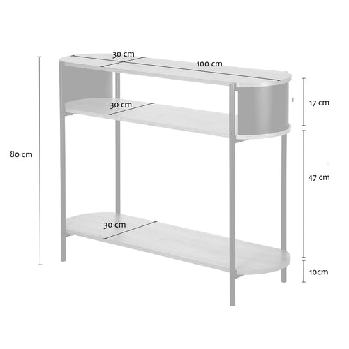 Calicosy - Console EKLO - licht hout 100x34x80 cm