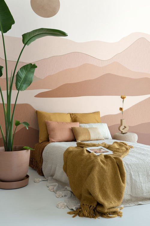 ESTAhome fotobehang woestijn landschap terracotta bruin - 250 x 279 cm - 159473