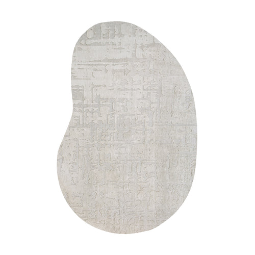 Louis De Poortere binnen & buiten machinewasbaar vloerkleed Structures Baobab van 70% gerecycled PET - beige - 235x340cm