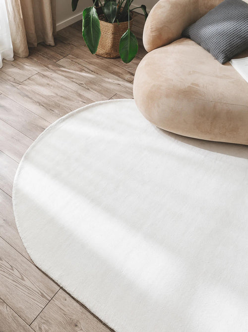 benuta viskose vloerkleed Nela - créme - 150x230 cm