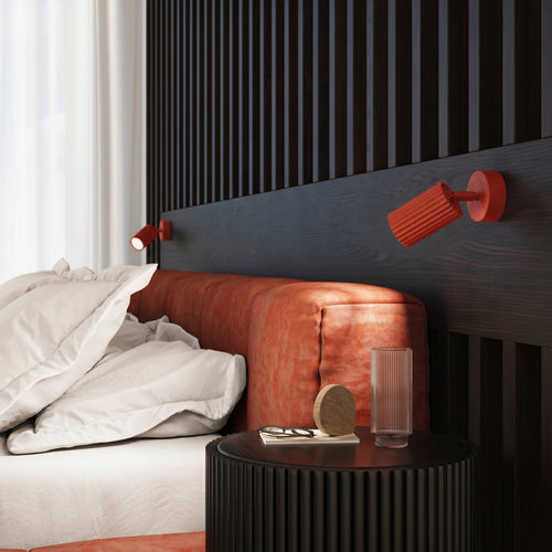 Sollux Lighting Plafondlamp KARBON 3P rood - 19,5x19,5x18cm