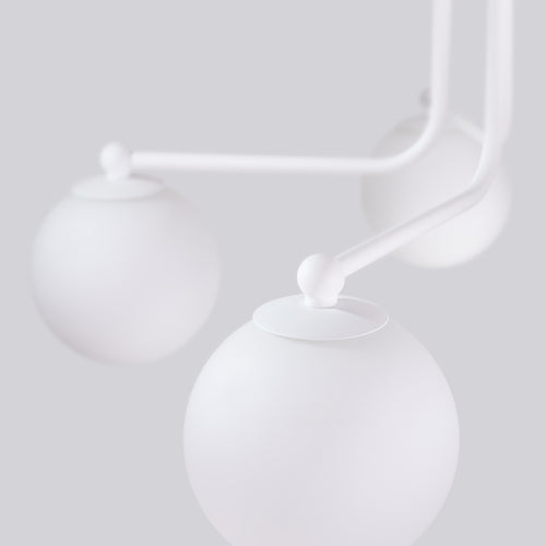 Sollux Lighting Kroonluchter ASTRAL 5 wit - 58x64x29cm