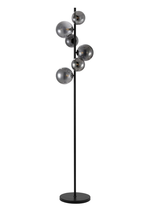 Freelight vloerlamp Calcio - 6 lichts - 45  x 170   cm - zwart - vtwonen shop