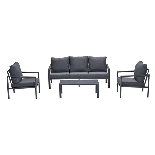 Springs loungeset - 4-dlg - carbon black - reflex black - vtwonen shop