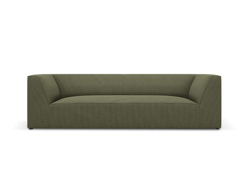 Micadoni Bank Ruby 3-zits, ribfluwelen, groente - 93x232x69cm