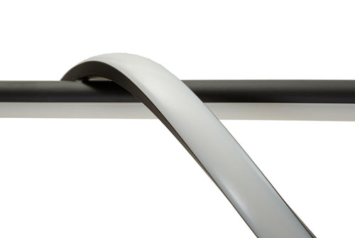 LED hanglamp in zwart met 3 lichten 101x25x30-150 cm