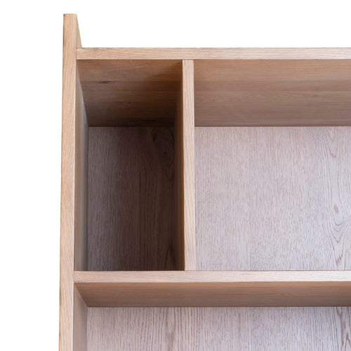 DÉJA Living Vakkenkast Lugo - Bruin Hout - 80x40x200cm - vtwonen shop