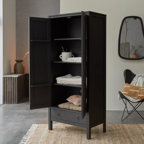 Tikamoon Thaki Black - Kast van wenge - Zwart - vtwonen shop