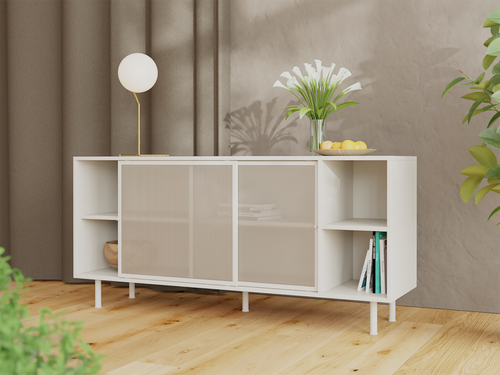 Rebellenclub dressoir virke - greige - vtwonen shop