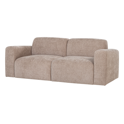 WOOOD 2-zits bank slub Umina - Chenille - Naturel