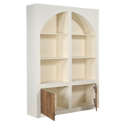 Giga Meubel Vakkenkast Miné - Beton Ciré - Beige - 150x38x210cm - vtwonen shop
