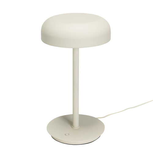 Hübsch tafellamp Velo - ijzer/polycarbonaat - ø20xh37cm, integreret