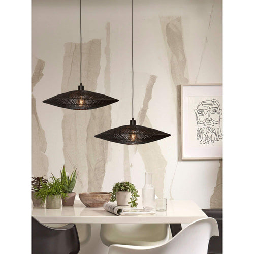 GOOD&MOJO hanglamp Iguazu - zwart - Ø55cm - vtwonen shop