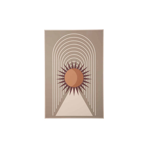 Present Time wanddecoratie Arco Sol - multicolor - 3x40x60cm
