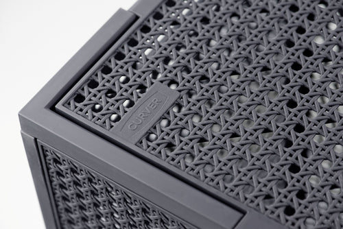 Curver Kaya Wasmand met deksel - 60L - Antraciet