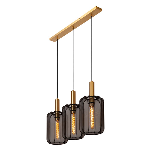 Lucide hanglamp CORINA - 3xE27 - Zwart - vtwonen shop