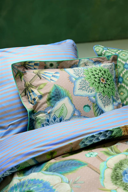 Pip Studio decoratiekussen Viva La Vida Square - 45x45 cm - blauw - vtwonen shop