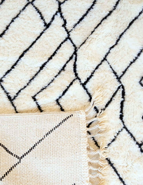 AFK Living vloerkleed Berber - handgemaakt - Wol - 140 x 200 cm