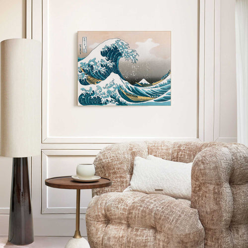 Reinders schilderij Hokusai - De Grote Golf - 50x40cm