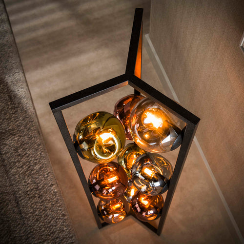 Giga Living Vloerlamp Stellar - Zwart Metaal - Ø35x150cm