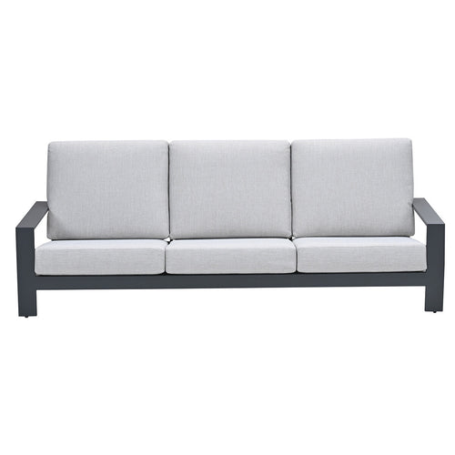 Garden Impressions loungeset Coba donker grijs - valley sand - 4-delig