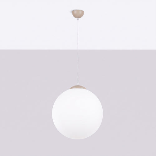 Sollux Lighting Hanglamp UGO 40 taupe - 40x40x130cm