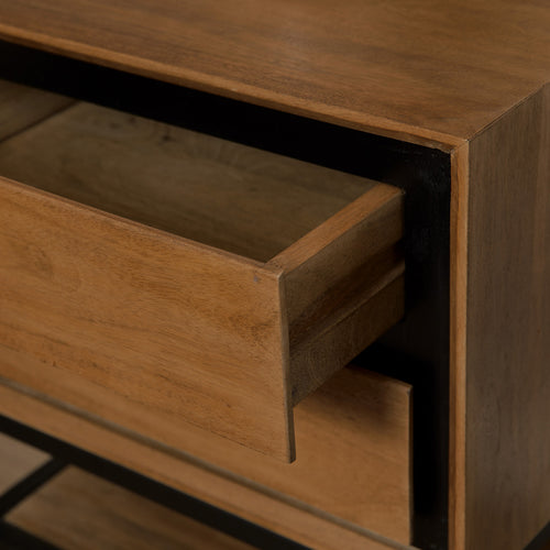 StarFurn Nachtkastje RichWood - Bruin Hout - 45x40x53cm - vtwonen shop