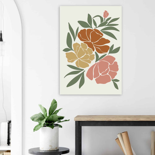 Artfulprints  Boho – Autumn bloom   poster 50x70 cm - vtwonen shop