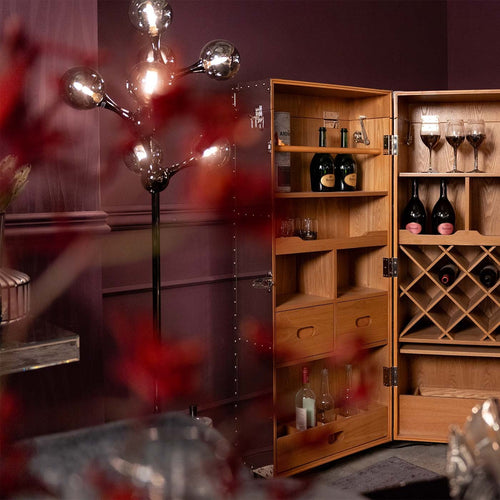 Kare Design Vloerlamp Atomic Balls 174cm zwart - vtwonen shop